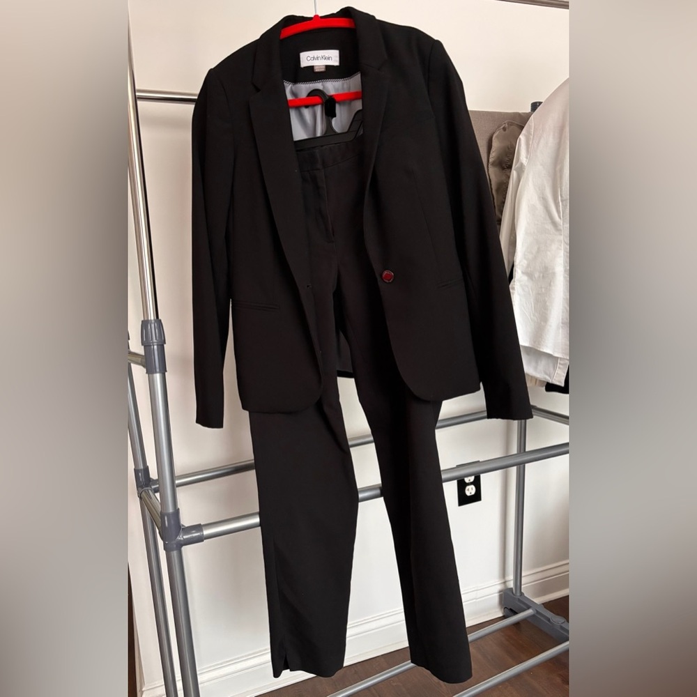 Black Calvin Klein women’s suit